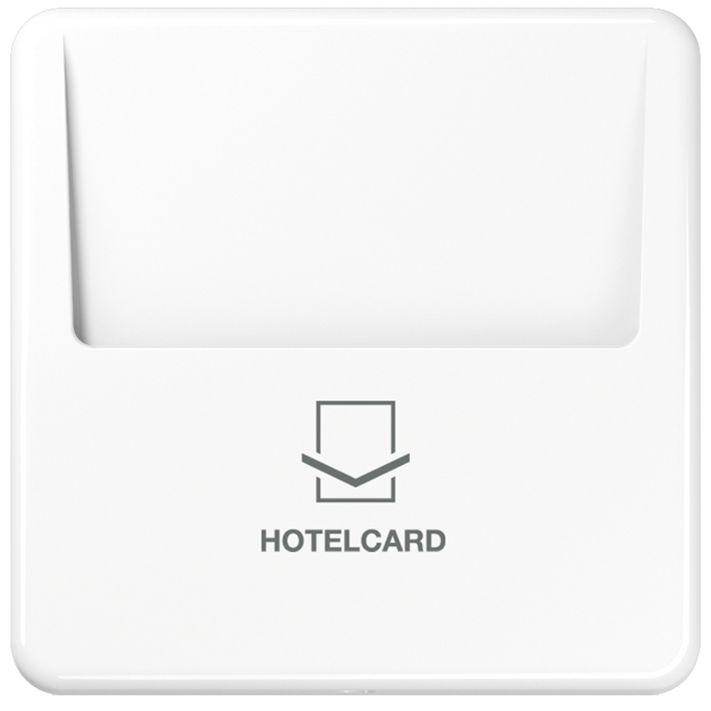 JUNG CD590CARDWW Hotelcard-Schalter Alpinweiß