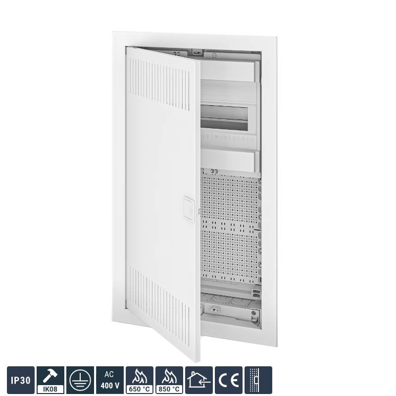 Tehnoplast Hybrid Combo U36 3/1ES Sicherungskasten 3-Reihig Unterputz/Hohlwand
