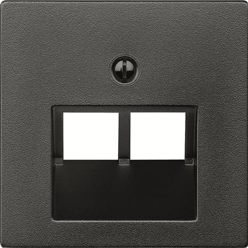 Merten 298014 Abdeckung IAE/UAE 2-Fach Anthrazit Merten 298014 Abdeckung IAE/UAE 2-Fach Anthrazit