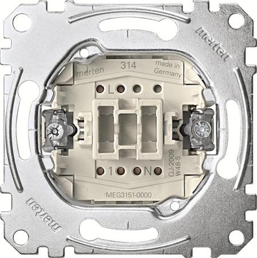 Merten MEG3151-0000 Taster-Einsatz mit N-Klemme