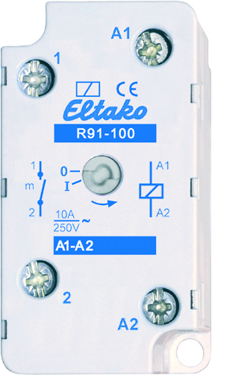 Eltako R91-100- 8V Schaltrelais 1 Schließer 10A Eltako R91-100- 8V Schaltrelais 1 Schließer 10A