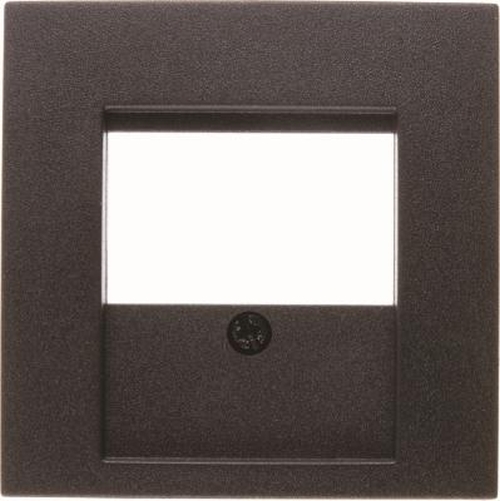 Berker 6810331606 Zentralstück für TDO-Steckdose B.3/B.7 Anthrazit, Matt