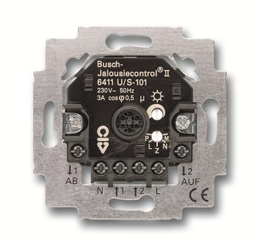 Busch-Jaeger 6411U/S-101 Busch-Jalousiecontrol II-Einsatz Busch-Jaeger 6411U/S-101 Busch-Jalousiecontrol II-Einsatz