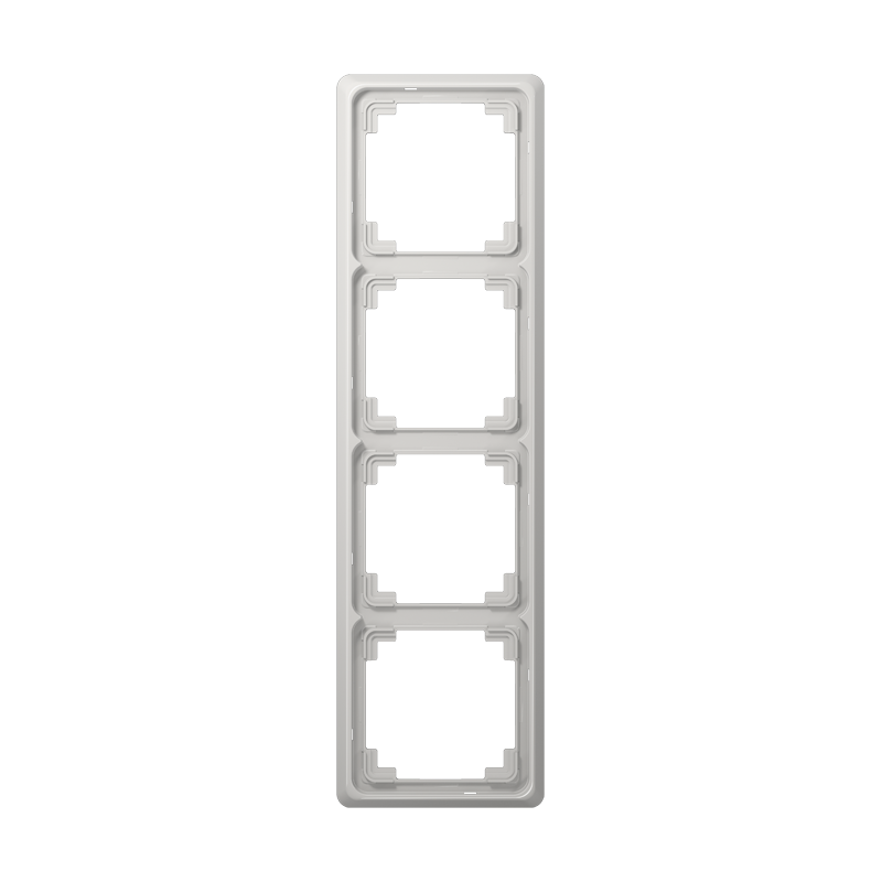 JUNG CDP584LG Rahmen 4-Fach Lichtgrau