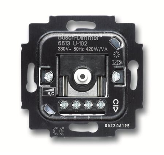 Busch-Jaeger 6513U-102 Dreh-Dimmer-Einsatz 40-420W