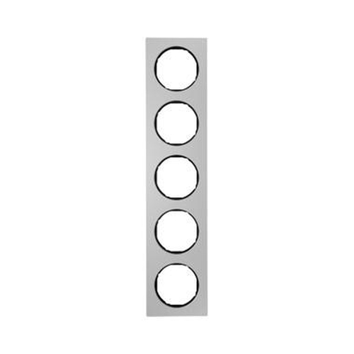 Berker 10152284 Rahmen 5Fach R.3 Alu/Schwarz Berker 10152284 Rahmen 5Fach R.3 Alu/Schwarz