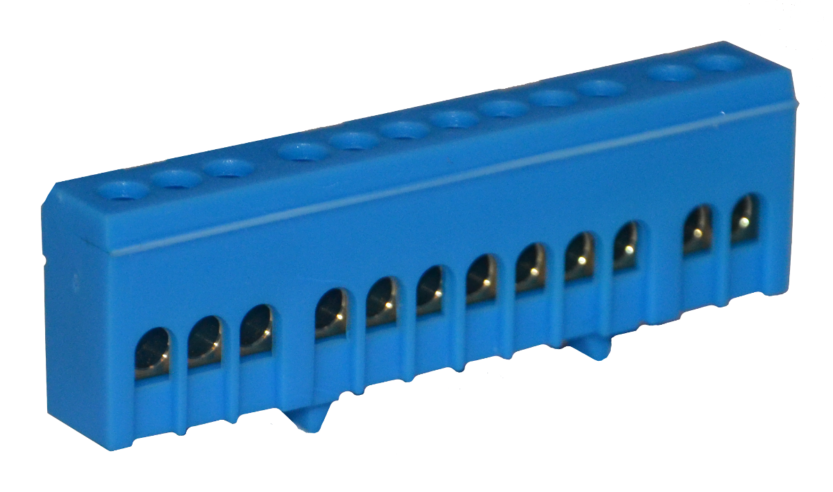 Tehnoplast N12 Nullleiterklemme Blau 12x16mm² Tehnoplast N12 Nullleiterklemme Blau 12x16mm²