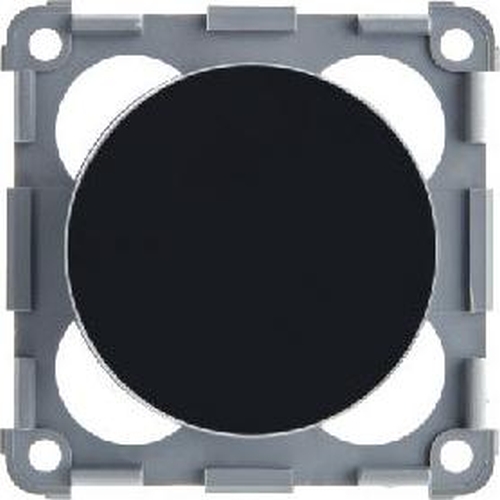 Berker 928762510 Drehdimmer 12 V= mit Regulierknopf Integro Flow/Pure Schwarz, Glänzend