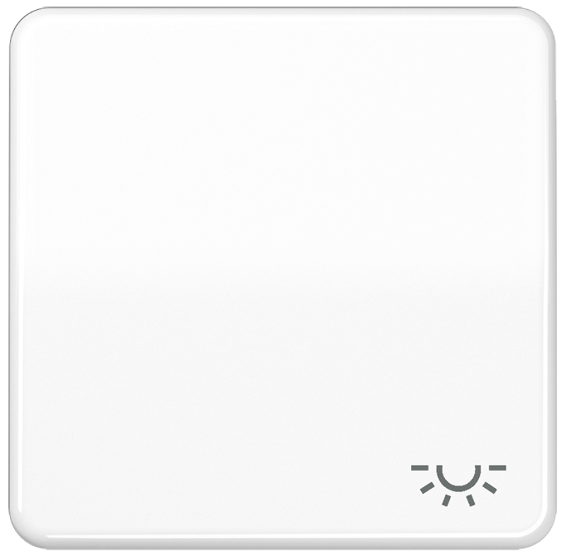 JUNG CD590LWW Wippe mit Symbol "Licht" Alpinweiß JUNG CD590LWW Wippe mit Symbol "Licht" Alpinweiß