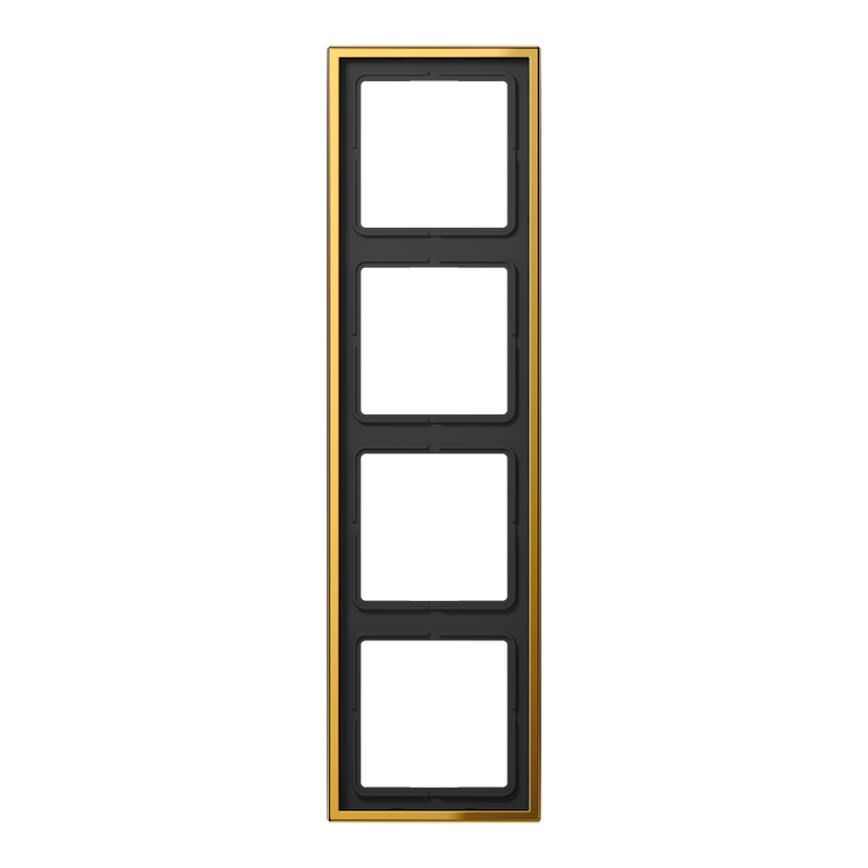 JUNG GO2984 Rahmen 4-Fach LS-Serie Goldfarben JUNG GO2984 Rahmen 4-Fach LS-Serie Goldfarben