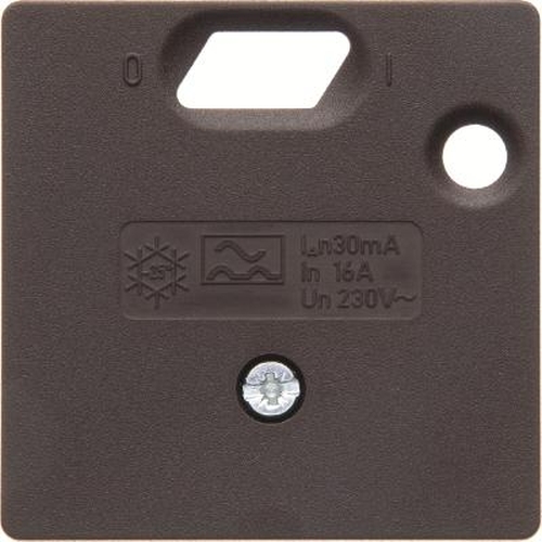 Berker 14931606 Zentralstück für FI-Schutzschalter System 50 x 50 mm Anthrazit, Matt Berker 14931606 Zentralstück für FI-Schutzschalter System 50 x 50 mm Anthrazit, Matt