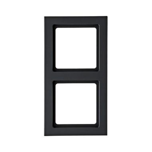 Berker 10126096 Rahmen 2Fach Q.3 Anthrazit, Samt Berker 10126096 Rahmen 2Fach Q.3 Anthrazit, Samt