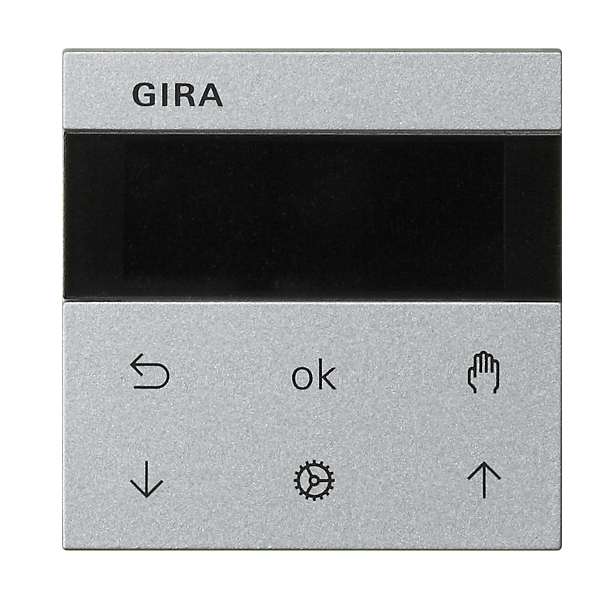 Gira 536626 Jalousie- und Schaltuhr Display System 3000 Farbe Alu Gira 536626 Jalousie- und Schaltuhr Display System 3000 Farbe Alu