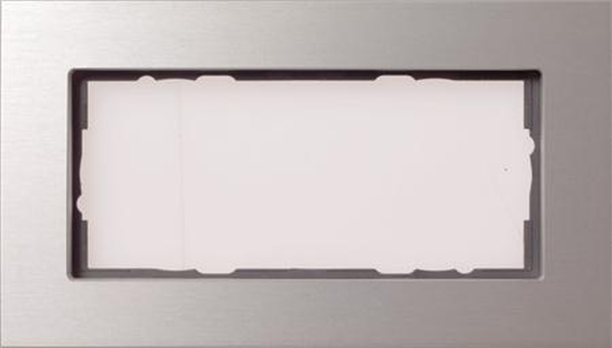 GIRA 100217 Rahmen 2-Fach ohne Mittelsteg Esprit Aluminium GIRA 100217 Rahmen 2-Fach ohne Mittelsteg Esprit Aluminium