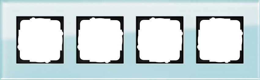 GIRA 021418 Rahmen 4-Fach Esprit Glas Mint GIRA 021418 Rahmen 4-Fach Esprit Glas Mint