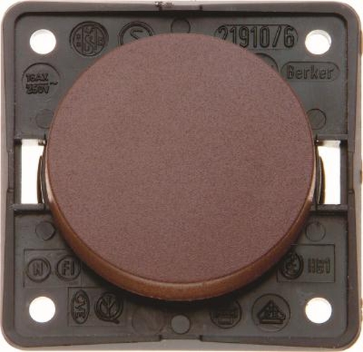 Berker 936562501 Wechselschalter, Integro Flow/Pure, Braun Matt Berker 936562501 Wechselschalter, Integro Flow/Pure, Braun Matt