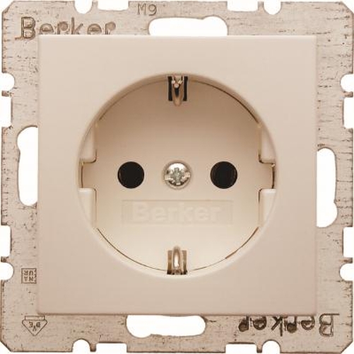 Berker 47438982 Steckdose SCHUKO S.1 Weiß, Glänzend