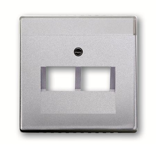 Busch-Jaeger 1803-02-83 Abdeckung UAE 2-Fach Alusilber Busch-Jaeger 1803-02-83 Abdeckung UAE 2-Fach Alusilber