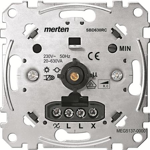 Merten MEG5137-0000 Drehdimmer-Einsatz für kapazitive Last  20-630W