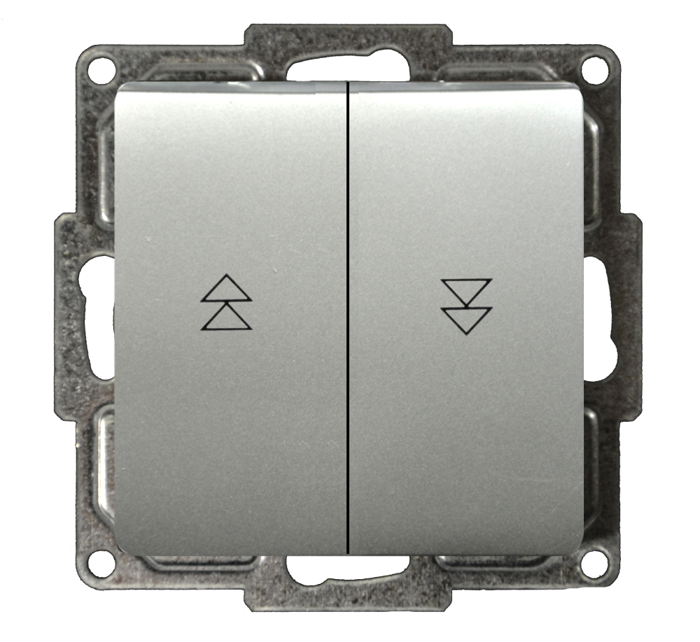 Moderna Jalousietaster Silber Moderna Jalousietaster Silber