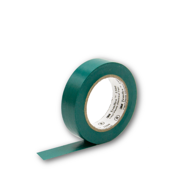 3M Isolierband 10m 15mm Breit Grün 3M Isolierband 10m 15mm Breit Grün