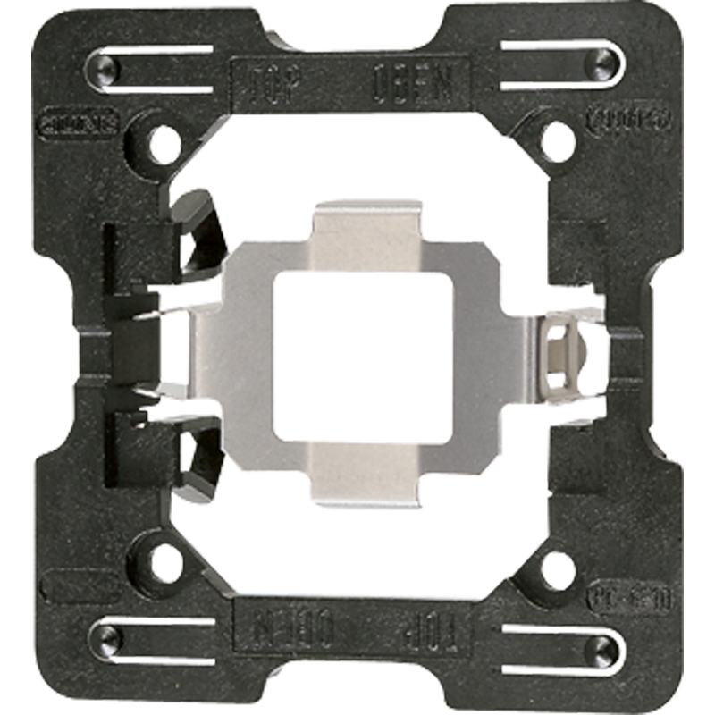 JUNG CD90MHP Halteplatte
 für Metallausführungen volle Wippe Schwarz JUNG CD90MHP Halteplatte
 für Metallausführungen volle Wippe Schwarz
