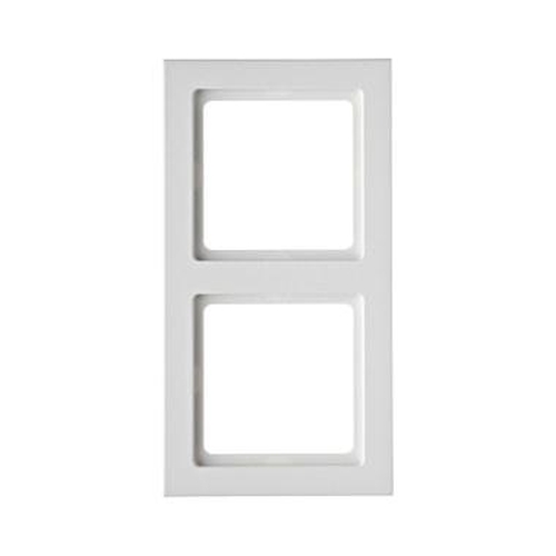 Berker 10126099 Rahmen 2Fach Q.3 Polarweiß, Samt Berker 10126099 Rahmen 2Fach Q.3 Polarweiß, Samt