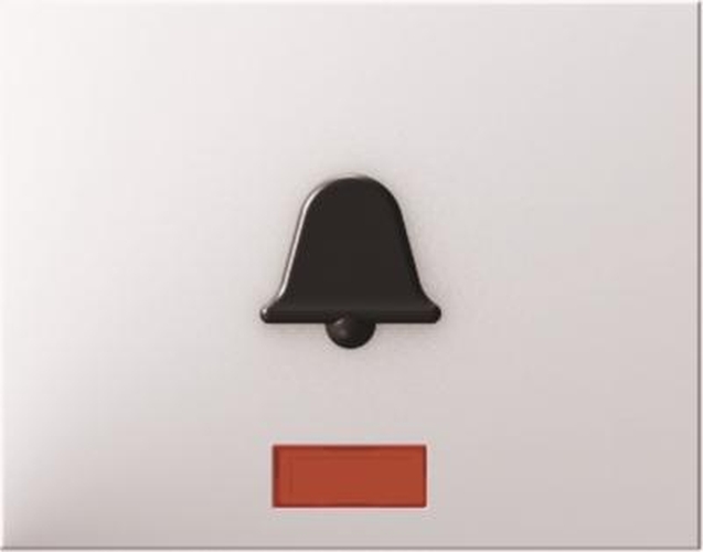 Berker 16517209 Wippe mit roter Linse und abtastbarem Symbol Klingel K.1 Polarweiß, Glänzend Berker 16517209 Wippe mit roter Linse und abtastbarem Symbol Klingel K.1 Polarweiß, Glänzend