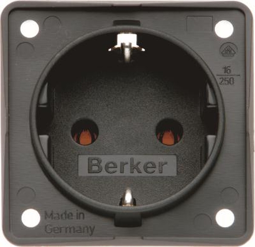 Berker 947782505 Integro Schuko Steckdose Anthrazit Matt