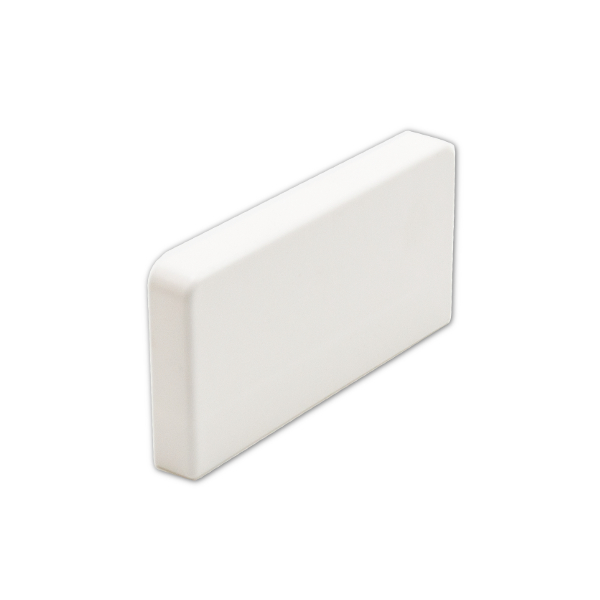 Brüstungskanal Endkappe 100x50mm Reinweiß Brüstungskanal Endkappe 100x50mm Reinweiß