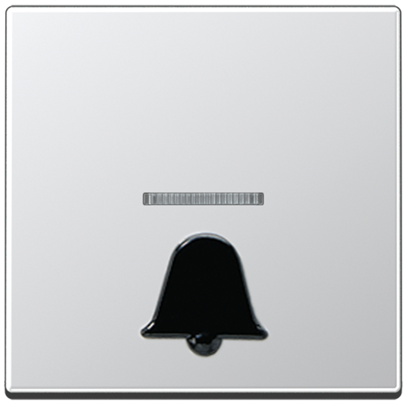 JUNG A590K1KOAL Kontroll-Wippe mit abtastbarem Symbol "Klingel" Aluminium JUNG A590K1KOAL Kontroll-Wippe mit abtastbarem Symbol "Klingel" Aluminium