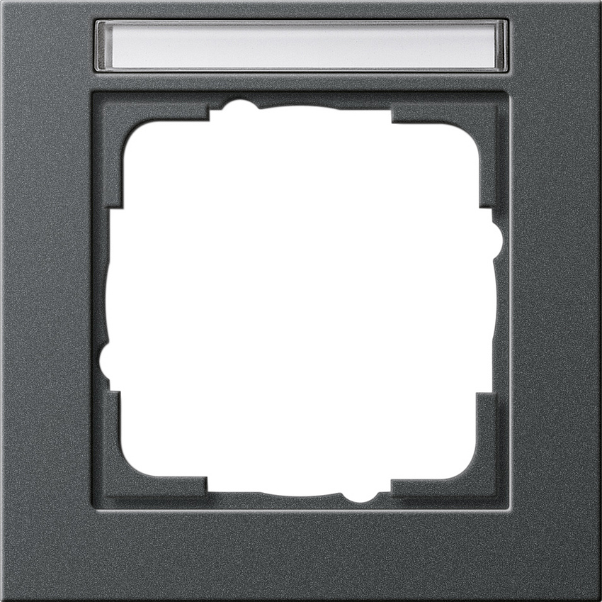 GIRA 109123 Rahmen 1-Fach mit Beschriftungsfeld E2 Anthrazit GIRA 109123 Rahmen 1-Fach mit Beschriftungsfeld E2 Anthrazit