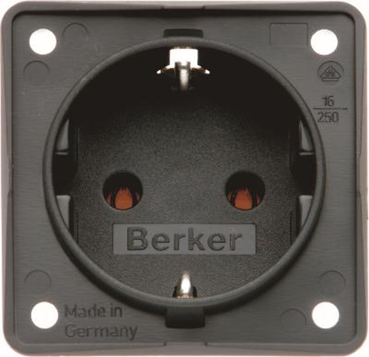 Berker 947782505 Integro Schuko Steckdose Anthrazit Matt Berker 947782505 Integro Schuko Steckdose Anthrazit Matt