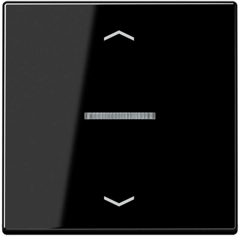 JUNG A5232SW Jalousie-Abdeckung Standard mit Sensoranschluss Schwarz