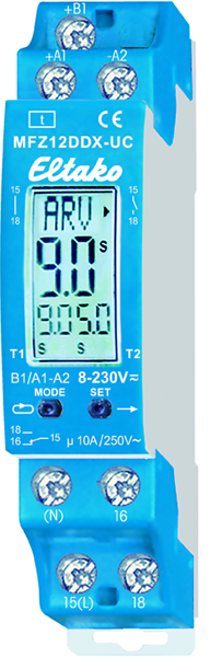 Eltako MFZ12DDX -UC Multifunktions-Zeitrelais 18 Funktionen Eltako MFZ12DDX -UC Multifunktions-Zeitrelais 18 Funktionen