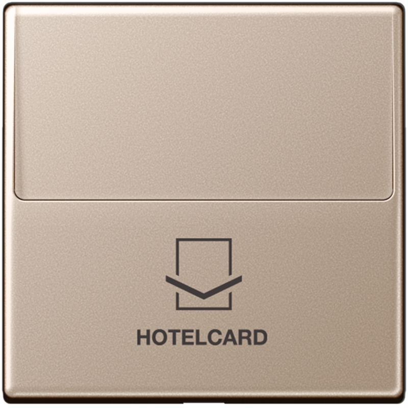 JUNG A590CARDCH Hotelcard-Schalter Champagner