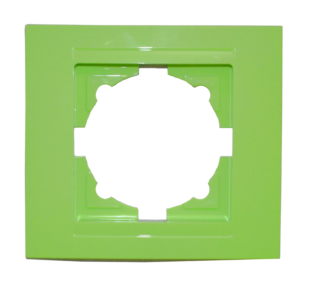 Moderna 1-Fach Abdeckrahmen Pistazien Grün Moderna 1-Fach Abdeckrahmen Pistazien Grün