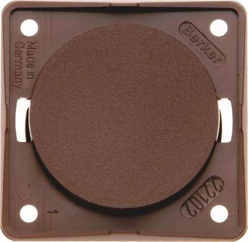 Berker 945162501 Blindverschluss, Integro Modul-Einsätze, Braun Matt Berker 945162501 Blindverschluss, Integro Modul-Einsätze, Braun Matt