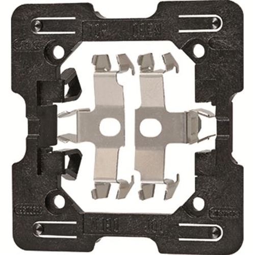 JUNG CD95MHP Halteplatte für Metallausführungen geteilte Wippe Schwarz JUNG CD95MHP Halteplatte für Metallausführungen geteilte Wippe Schwarz