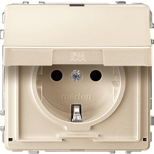 Merten MEG2310-7244 Schuko Steckdosen-Einsatz mit Klappdeckel  Weiß Merten MEG2310-7244 Schuko Steckdosen-Einsatz mit Klappdeckel  Weiß