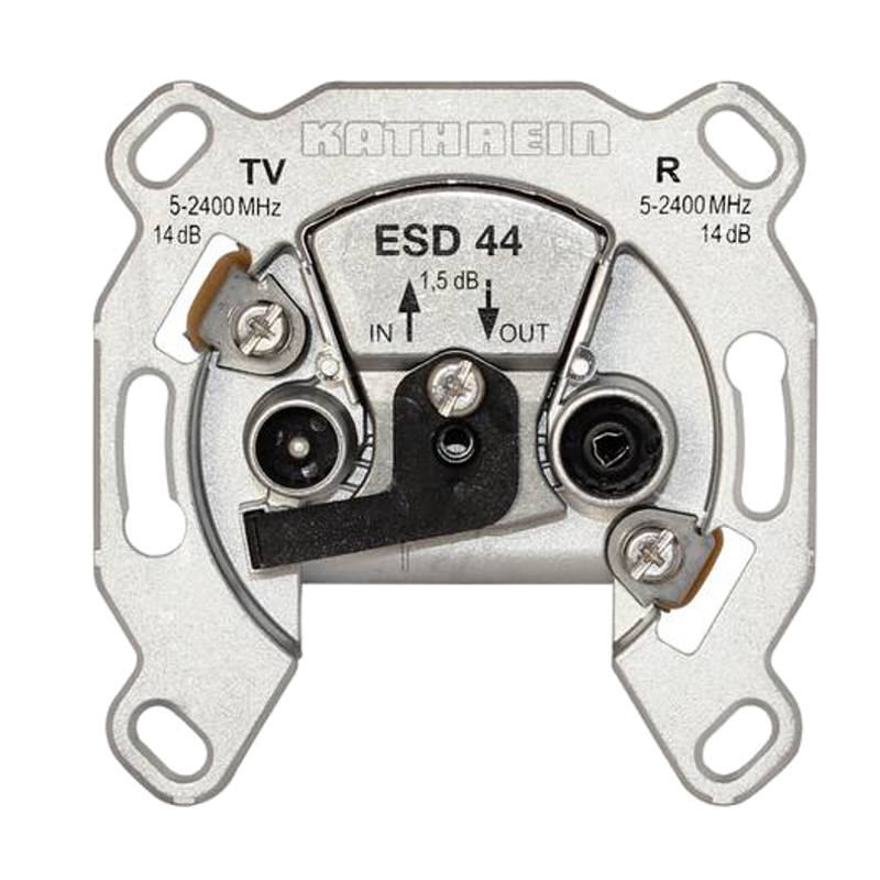 KATHREIN ESD44 TV-Radio Durchgangsdose KATHREIN ESD44 TV-Radio Durchgangsdose