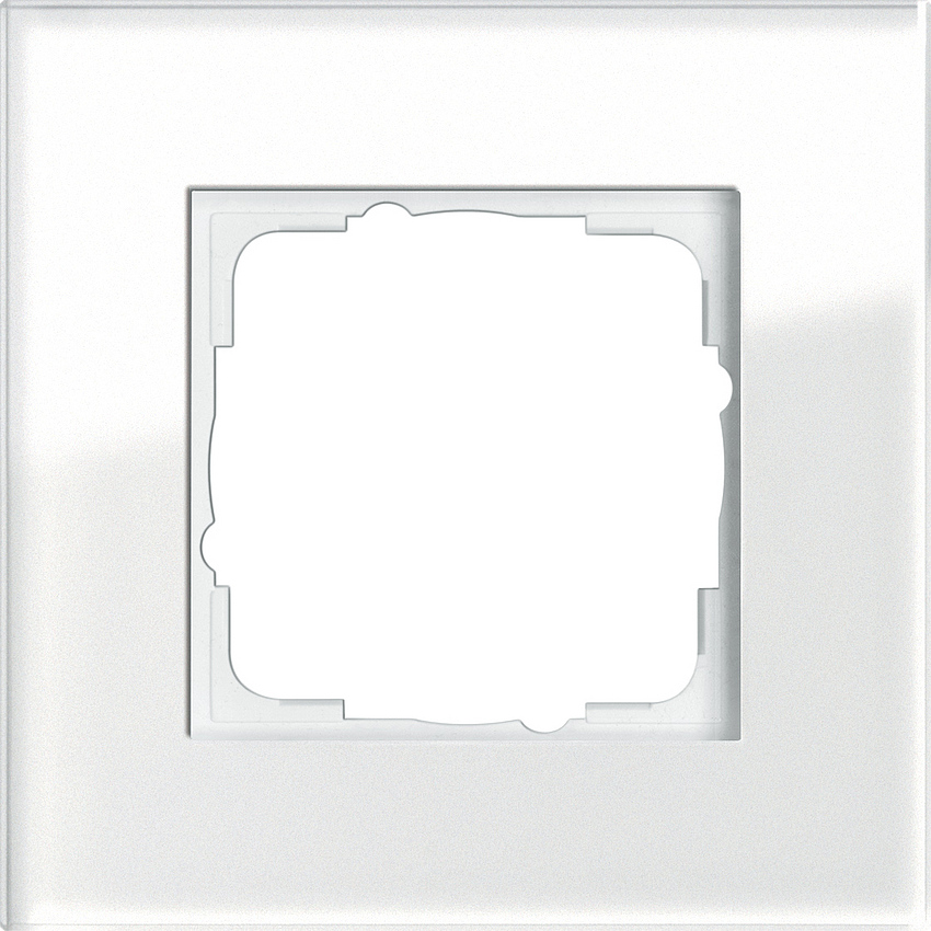GIRA 021112 Rahmen 1-Fach Esprit Glas Weiß GIRA 021112 Rahmen 1-Fach Esprit Glas Weiß