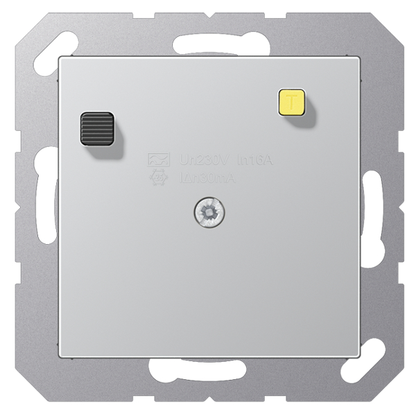 JUNG A5530FIBAL Fi-SCHUKO Steckdosen-Einsatz Aluminium JUNG A5530FIBAL Fi-SCHUKO Steckdosen-Einsatz Aluminium