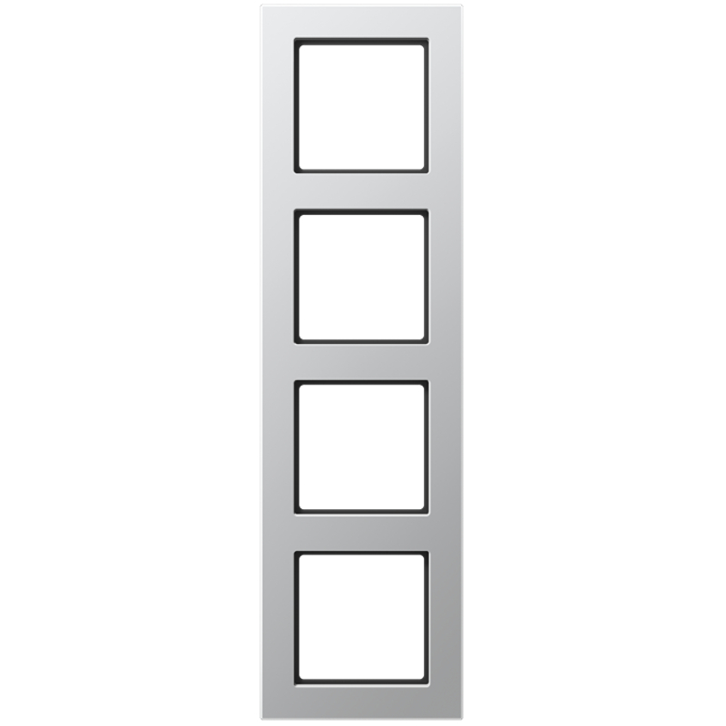 JUNG AC584AL Rahmen 4-Fach Aluminium