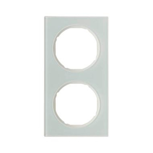 Berker 10122209 Rahmen 2Fach R.3 Glas, Polarweiß Berker 10122209 Rahmen 2Fach R.3 Glas, Polarweiß
