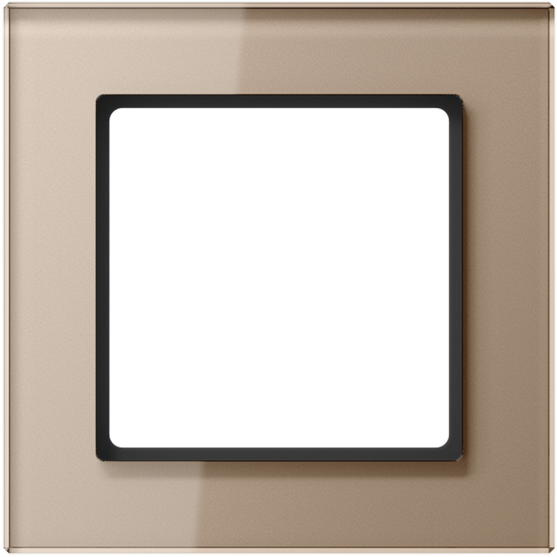 JUNG AC581GLCH Glasrahmen 1-Fach Champagner JUNG AC581GLCH Glasrahmen 1-Fach Champagner