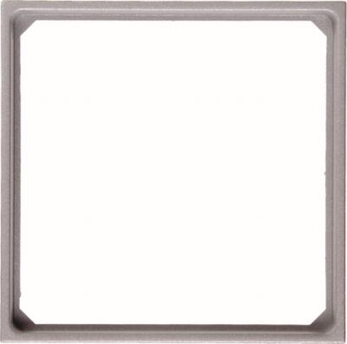 Berker 11091414 Adapterring für Zentralstück 50 x 50 mm B.7 Alu, Matt Berker 11091414 Adapterring für Zentralstück 50 x 50 mm B.7 Alu, Matt