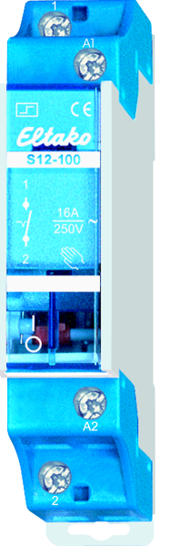 Eltako S12-100-8V Stromstoßschalter 1 Schließer 16 A