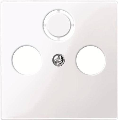Merten296725 ZentralplatteTV 3-Loch Aktivweiß-Glänzend Merten296725 ZentralplatteTV 3-Loch Aktivweiß-Glänzend