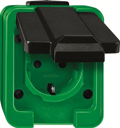 Merten 279077 Schuko-Steckdose Grün Merten 279077 Schuko-Steckdose Grün